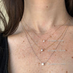 Doutzen Solitaire Diamond Necklace 0.10 ct.
