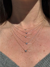 Load image into Gallery viewer, Charlie Solitaire Diamond Necklace .50 ct
