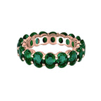 Susan Eternity Emerald Ring