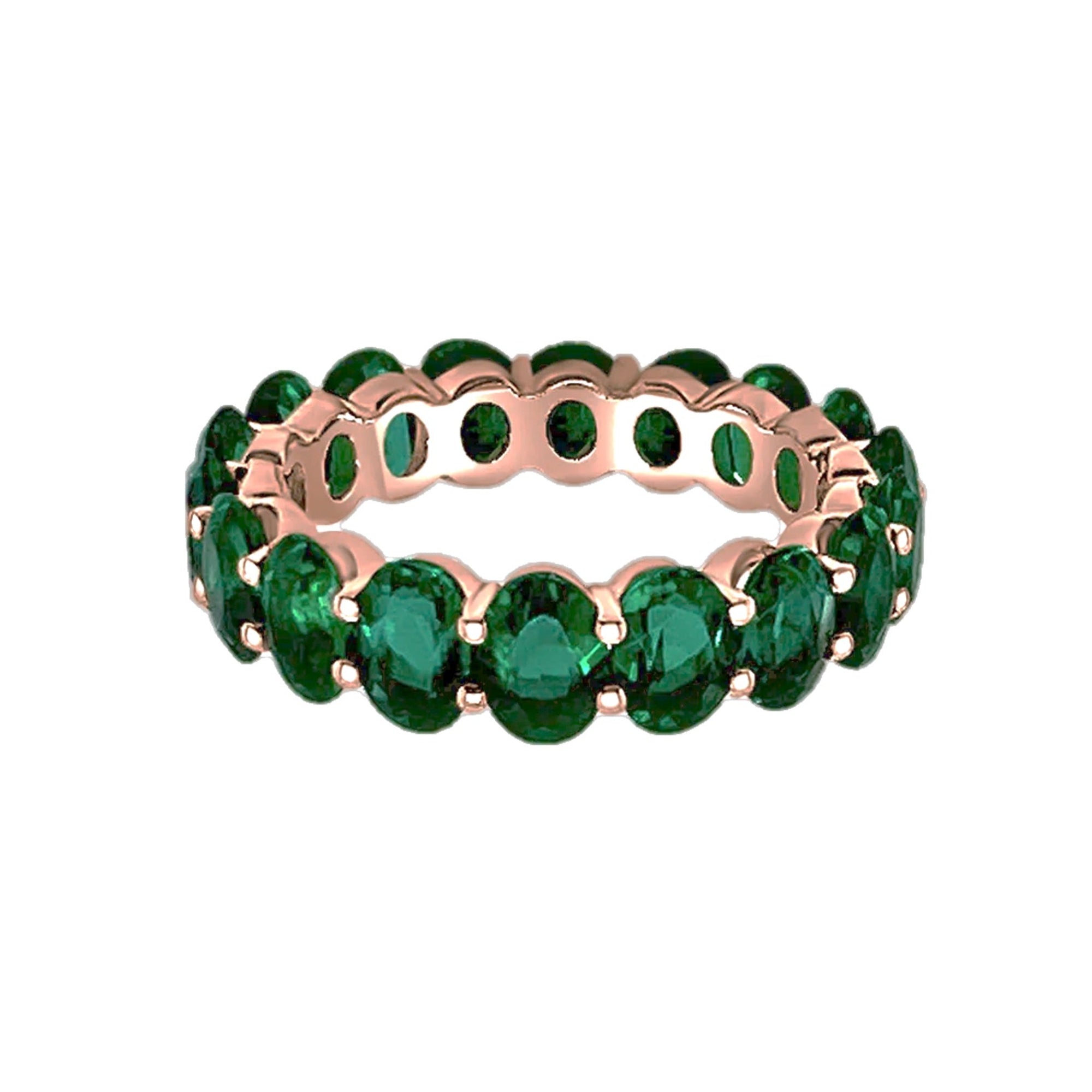 Susan Eternity Emerald Ring