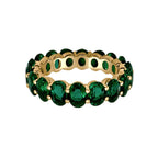 Susan Eternity Emerald Ring