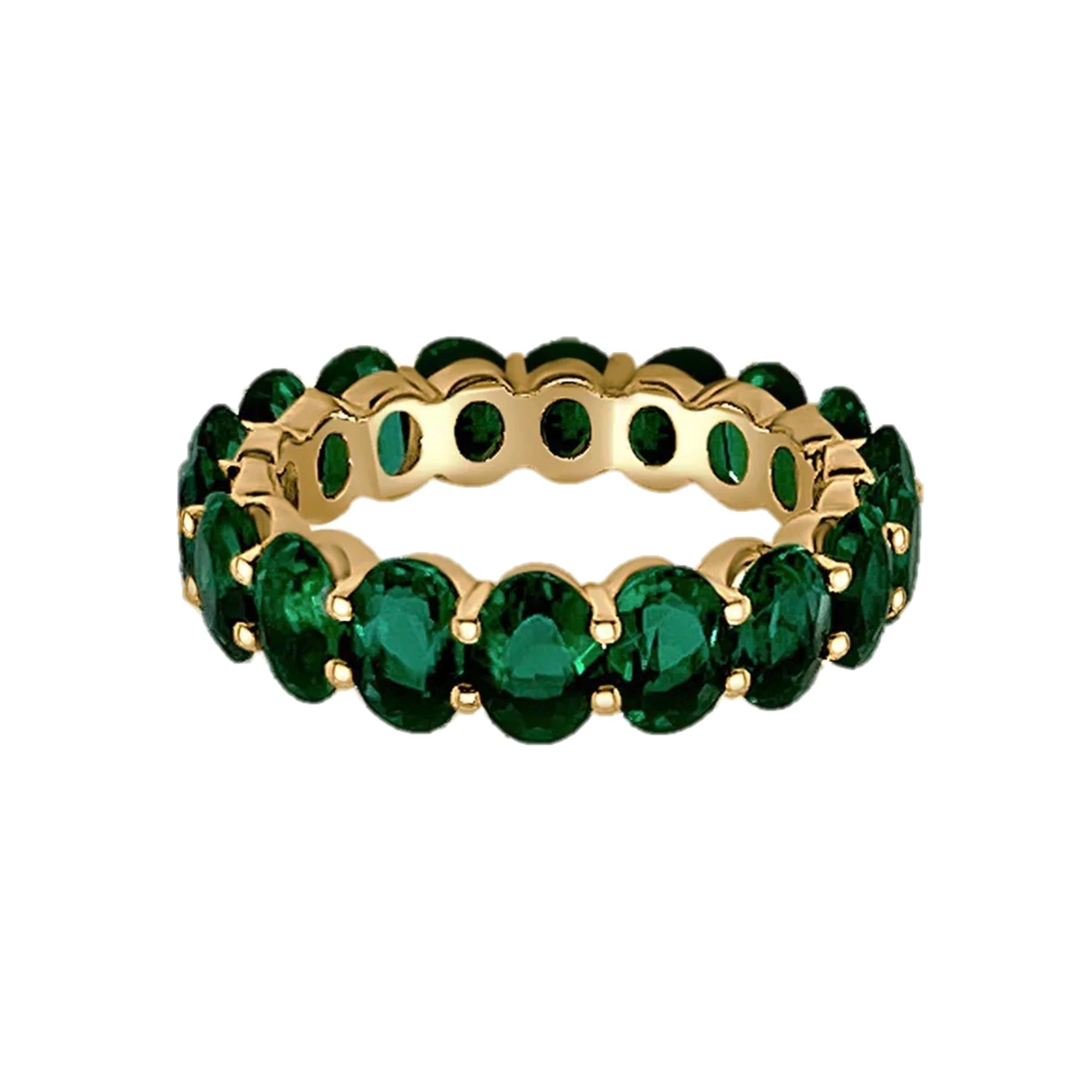 Susan Eternity Emerald Ring