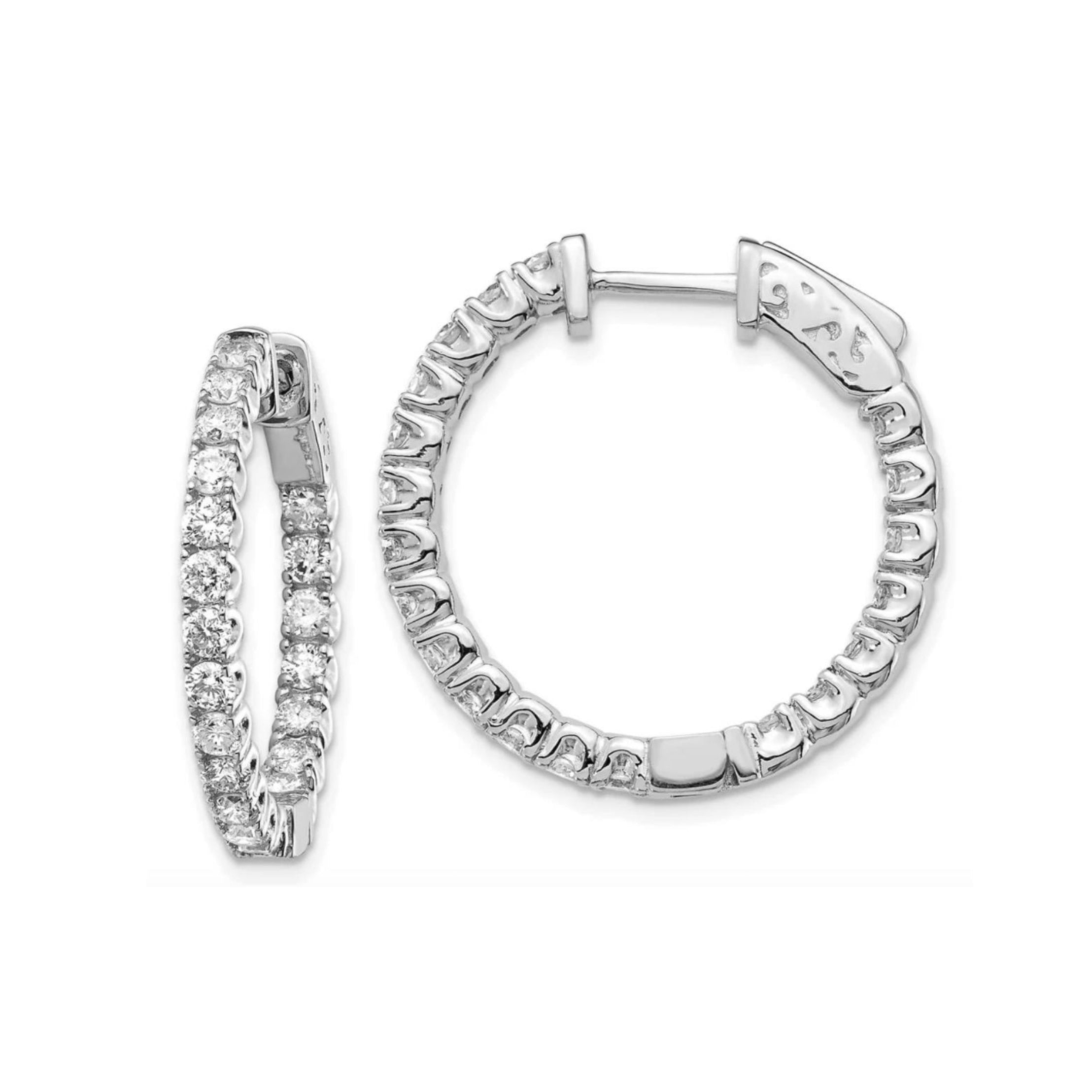Maga Diamond Hoops 1.82 ct.