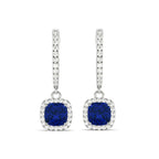 Ines Sapphire Diamond Earrings