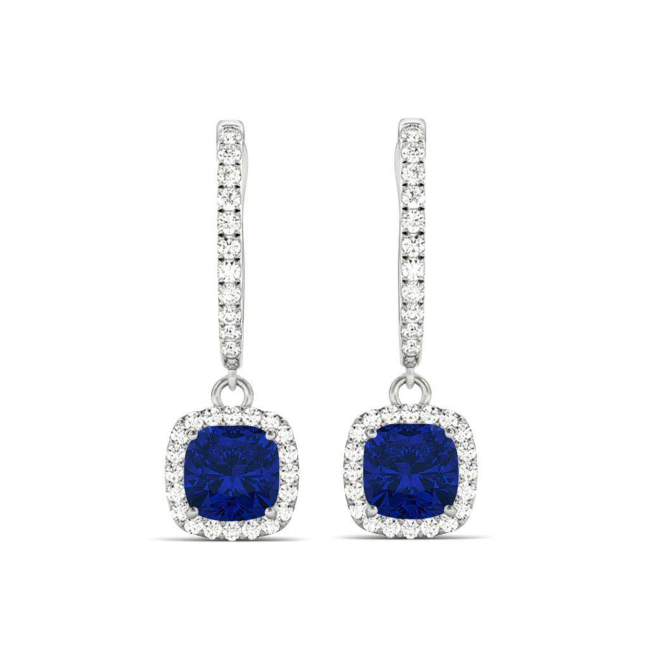 Ines Sapphire Diamond Earrings