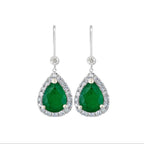 Kaia Emerald Diamond Earrings
