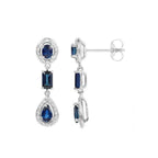 Juliana Sapphire Diamond Earrings
