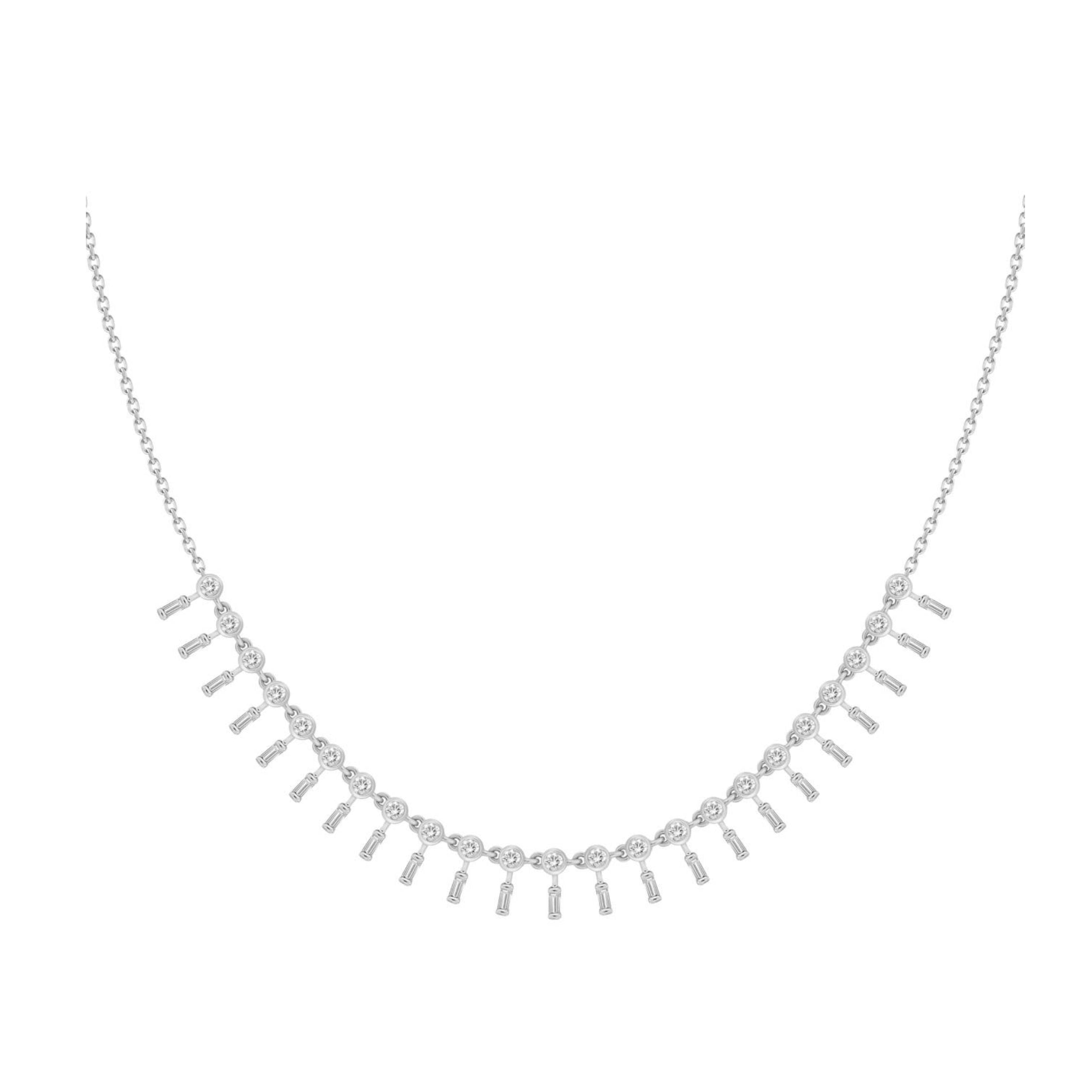 Antonia Diamond Station Necklace