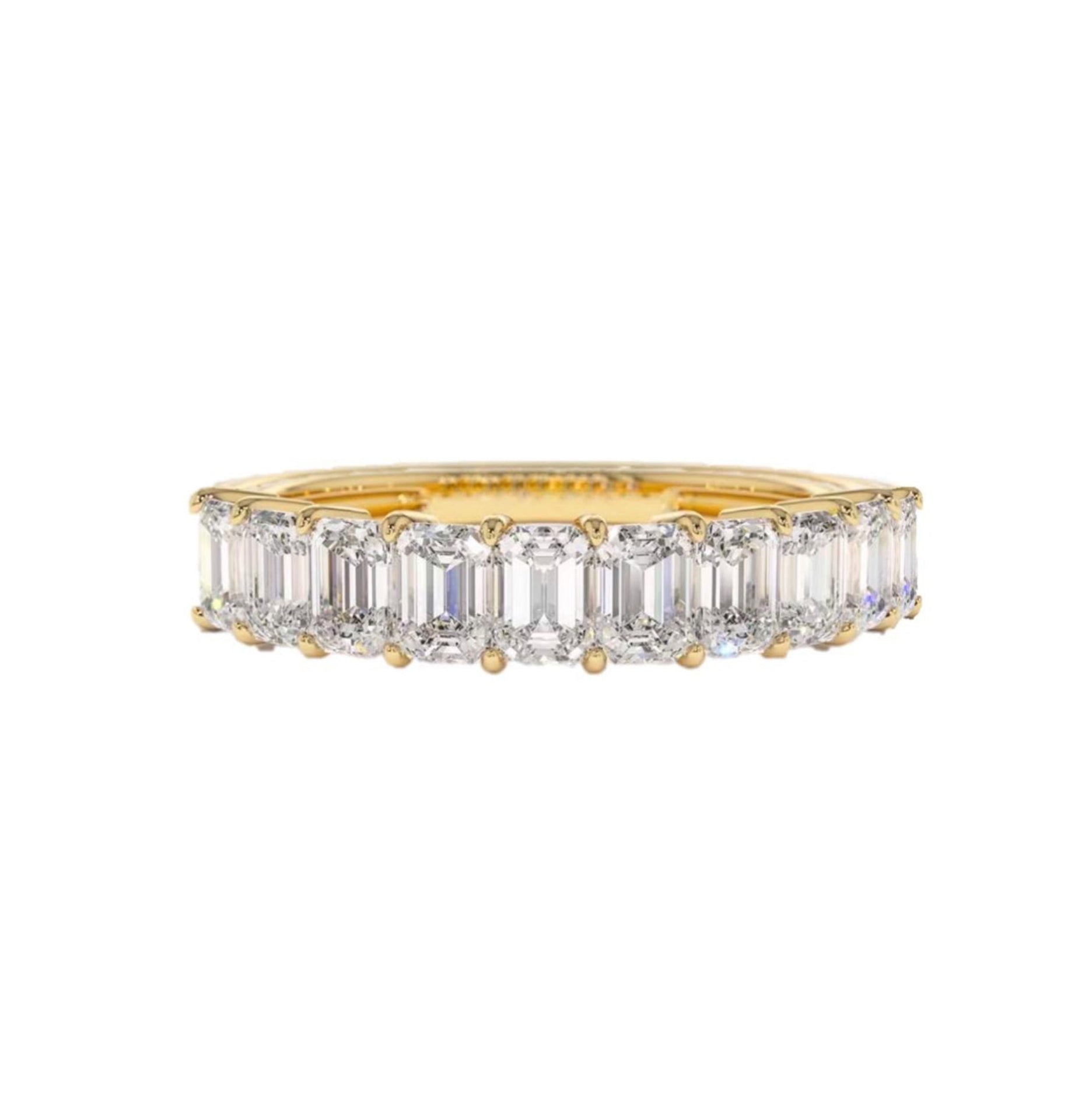 Agnes Emerald Cut Diamond Ring
