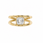 The Jane Lab Asscher Pinky Ring