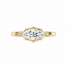 The Lou Lab Marquise Pinky Ring