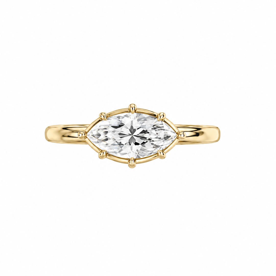 The Lou Lab Marquise Pinky Ring