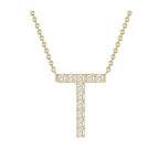 Alphabet Diamond Necklace