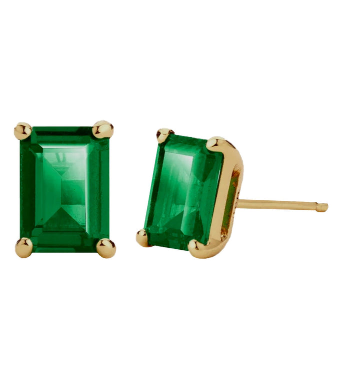Tamara Emerald Studs