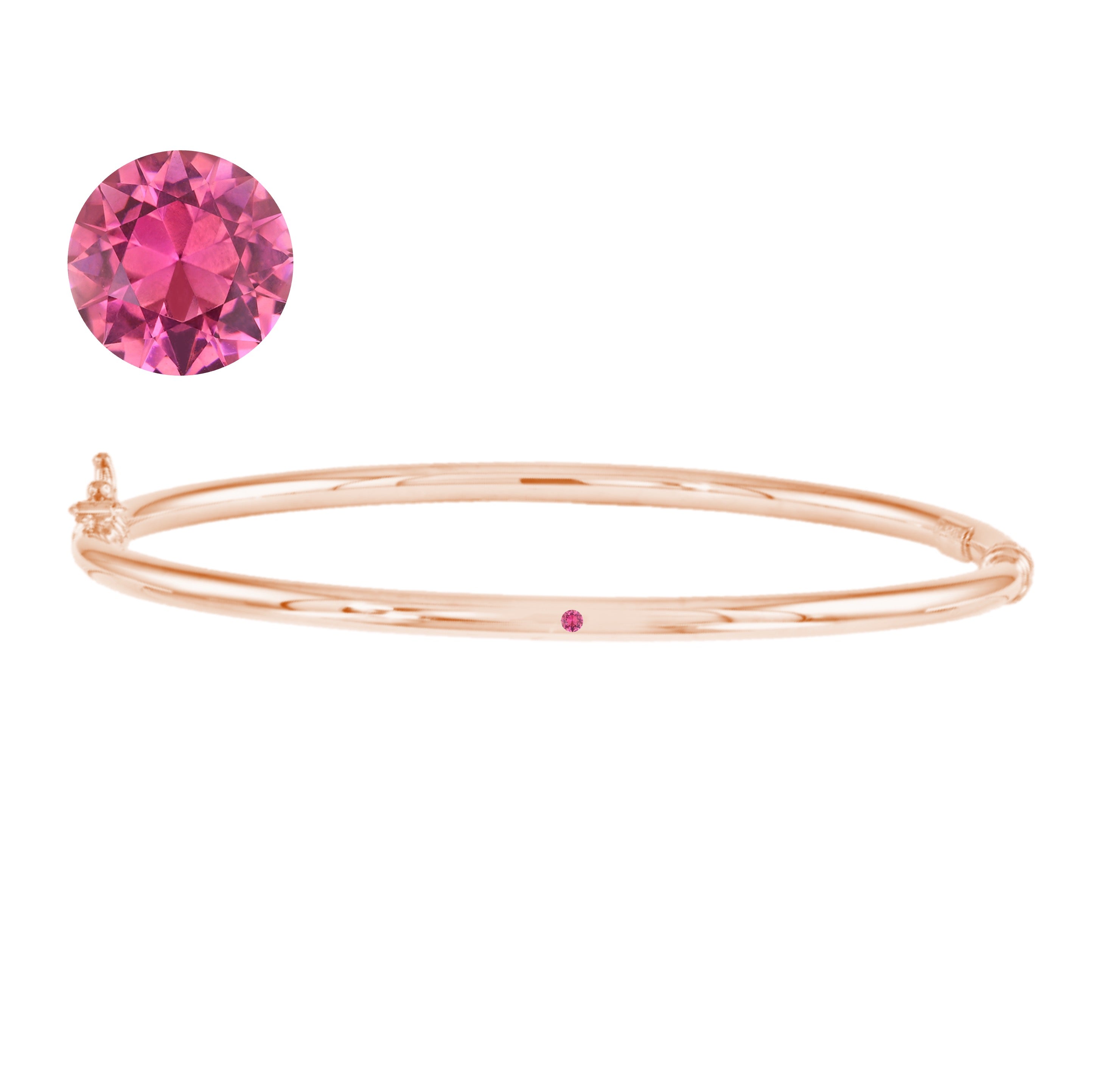 Lulu Birthstone Gold Bangle