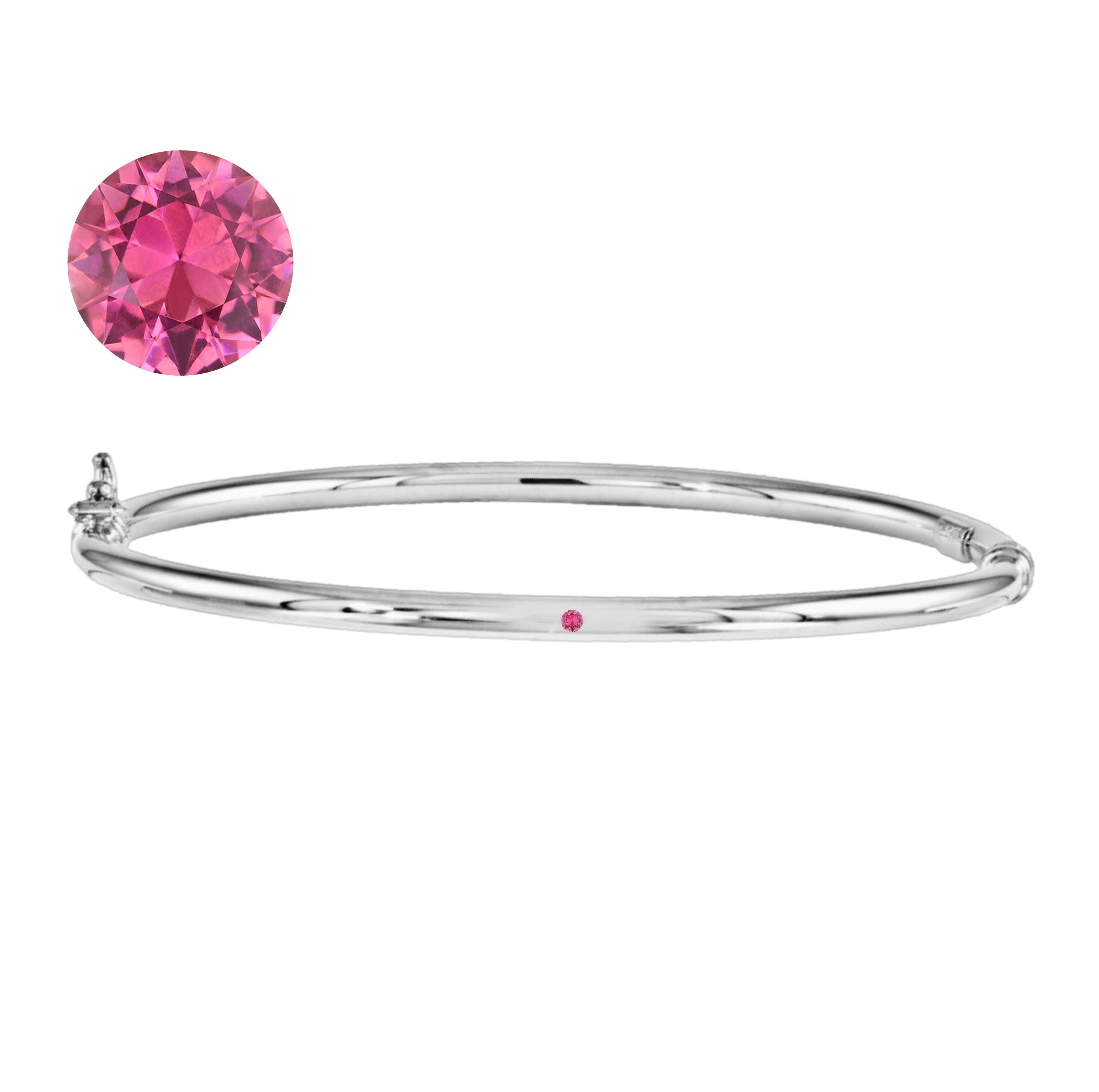Lulu Birthstone Gold Bangle