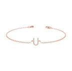 Alphabet Diamond Bracelet