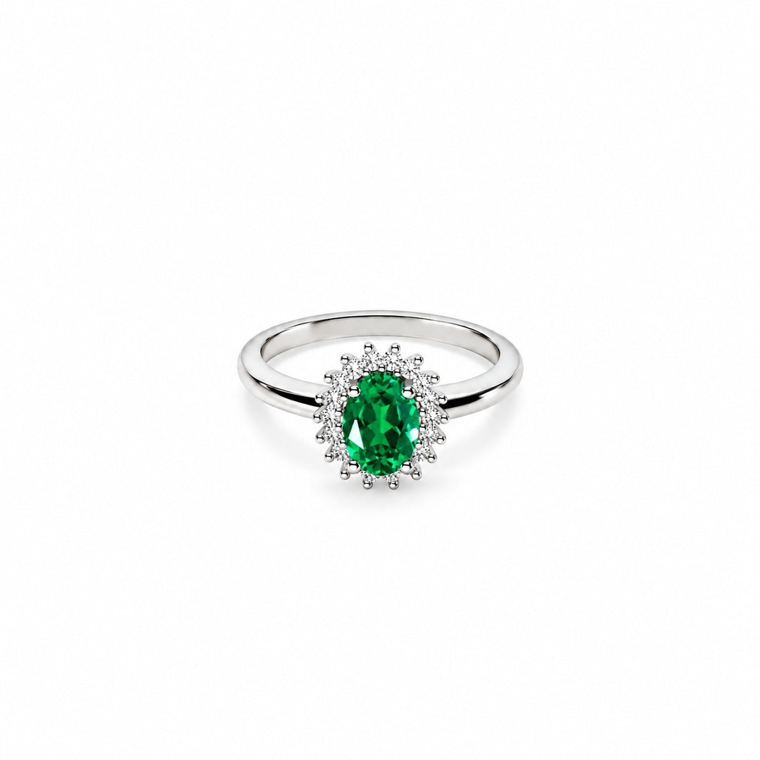 Verona Emerald Diamond Ring