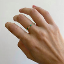 Load image into Gallery viewer, Valeria Emerald Diamond Ring
