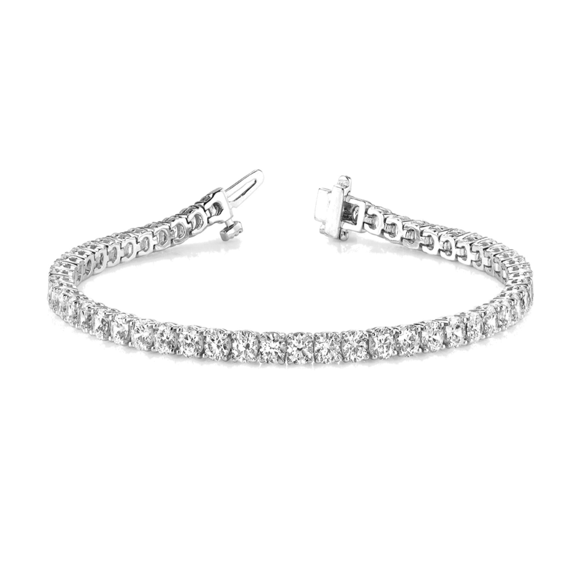 18KG Venus Diamond Tennis Bracelet 3.0 ct.