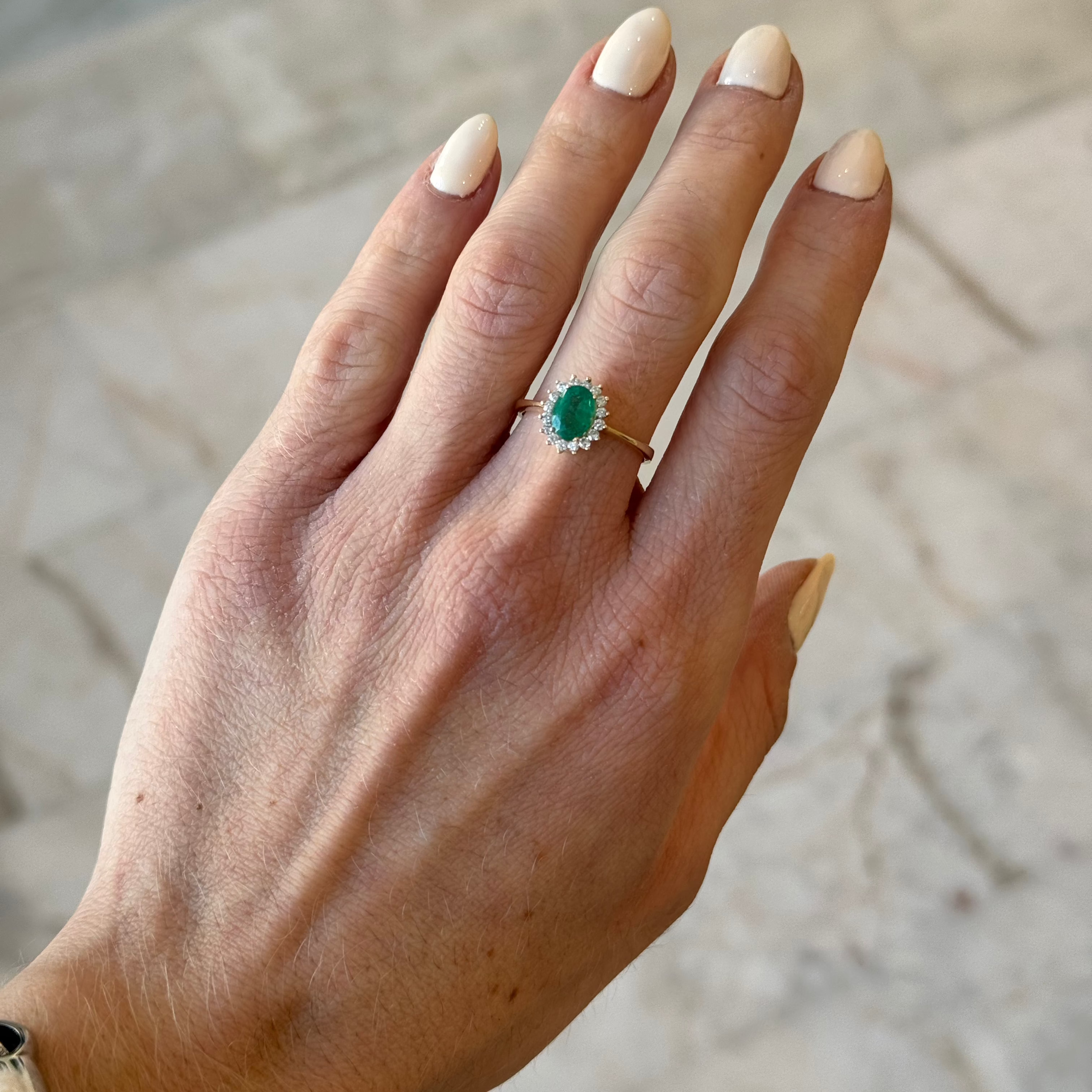 Verona Emerald Diamond Ring