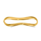 Gold Wavy Bangle