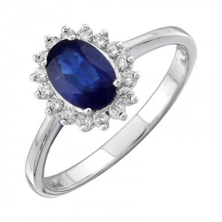 Martha Sapphire Diamond Ring