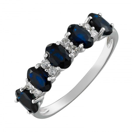 Andy Sapphire Diamond Ring