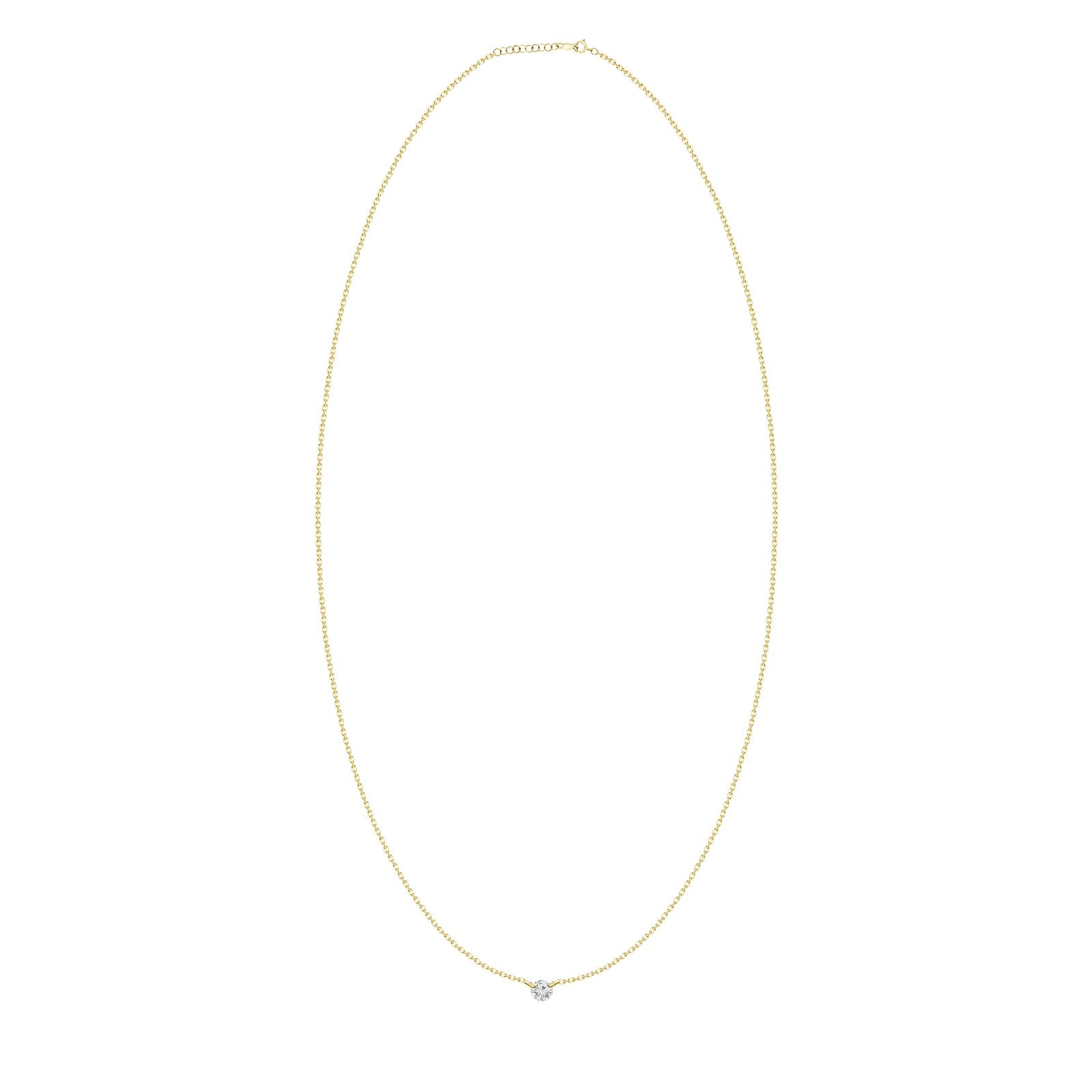 Belem Solitaire Diamond Necklace .07 ct.