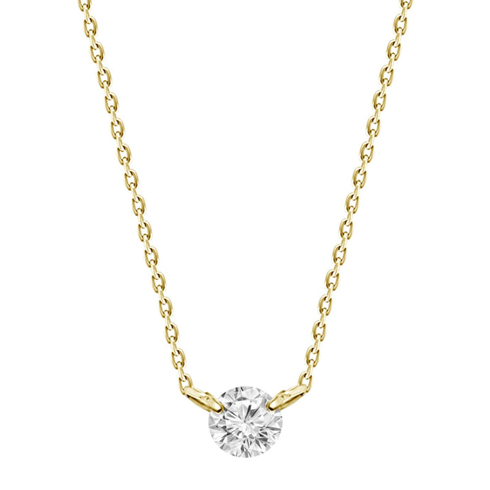 Belem Solitaire Diamond Necklace .07 ct
