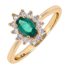 Load image into Gallery viewer, Core Emerald Diamond Ring
