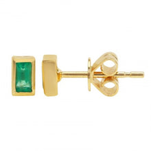 Load image into Gallery viewer, Zinnia Emerald Piercings (Two Earrings)
