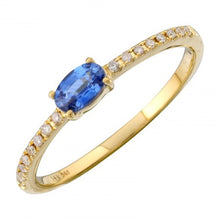 Load image into Gallery viewer, Griselda Sapphire Diamond Ring
