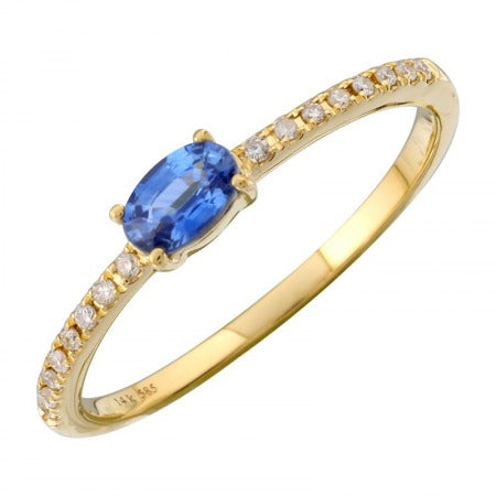 Griselda Sapphire Diamond Ring