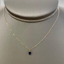 Load image into Gallery viewer, Jackie Blue Sapphire Necklace
