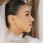 Megara Sapphire Diamond Earrings