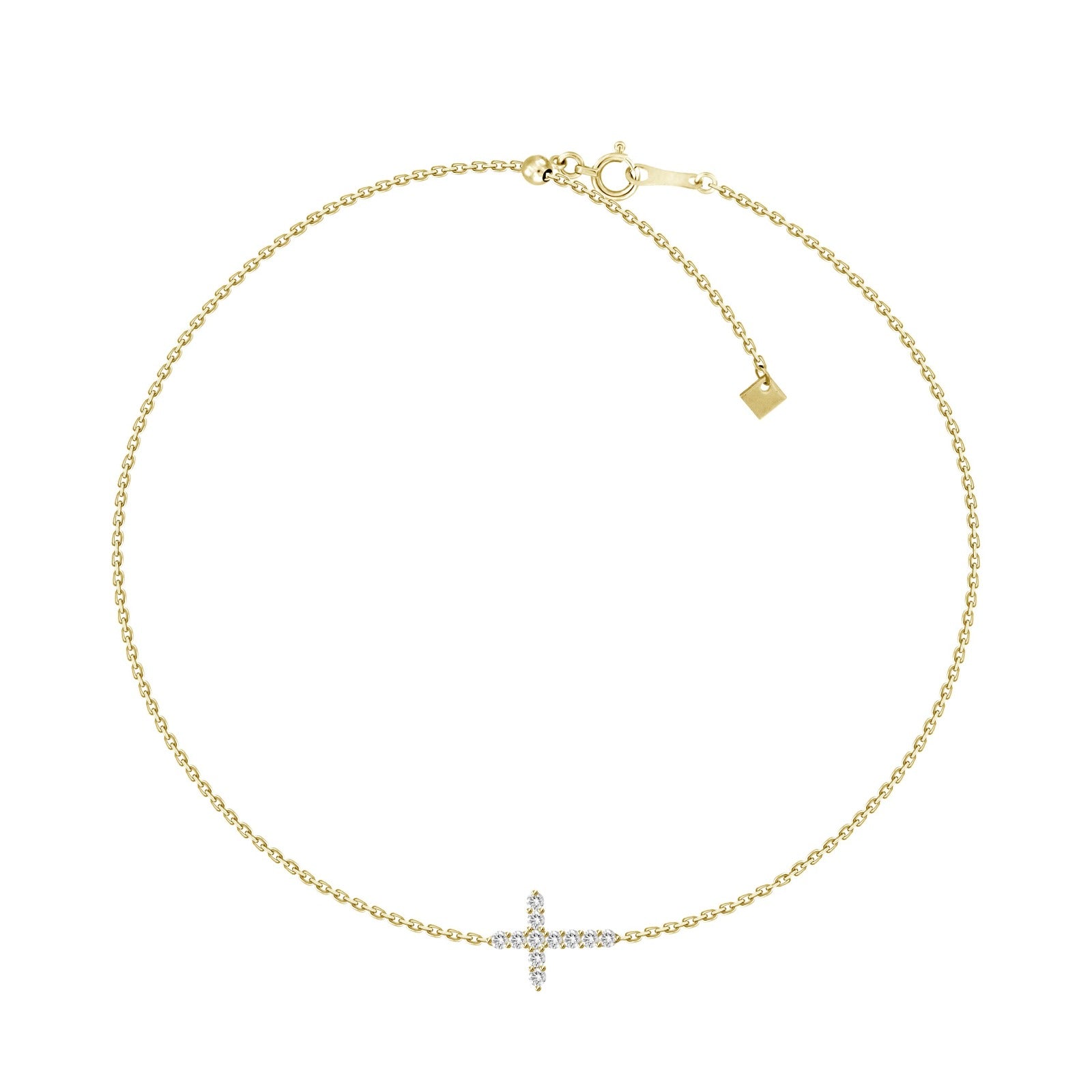 Cross Diamond Bracelet