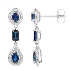 Juliana Sapphire Diamond Earrings