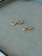 Deuce Large Dual Hoops