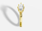 The Lou Lab Marquise Pinky Ring