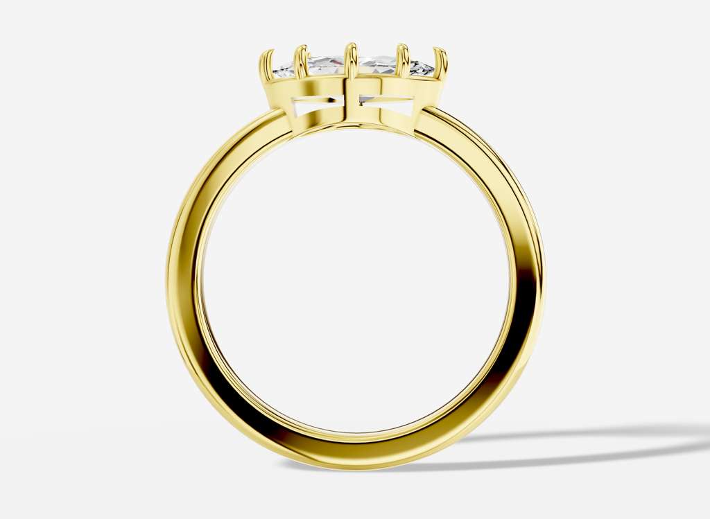 The Lou Lab Marquise Pinky Ring