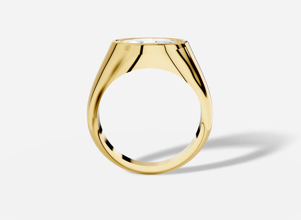 The Mary Jo Lab Moval Pinky Ring