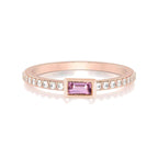 Zarina Bezel Pink Sapphire Ring