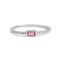 Load image into Gallery viewer, Zarina Bezel Pink Sapphire Ring
