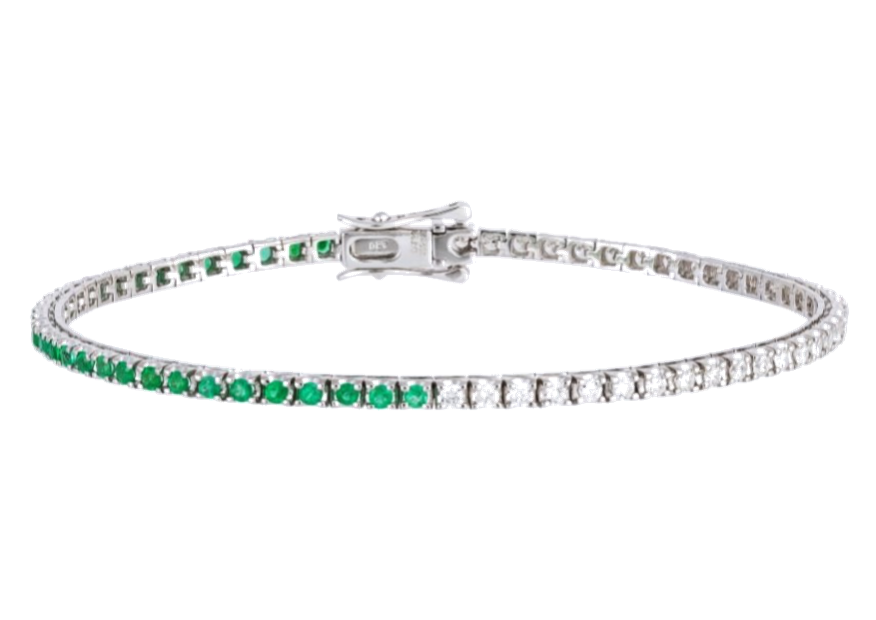 Zoey Emerald Diamond Tennis Bracelet