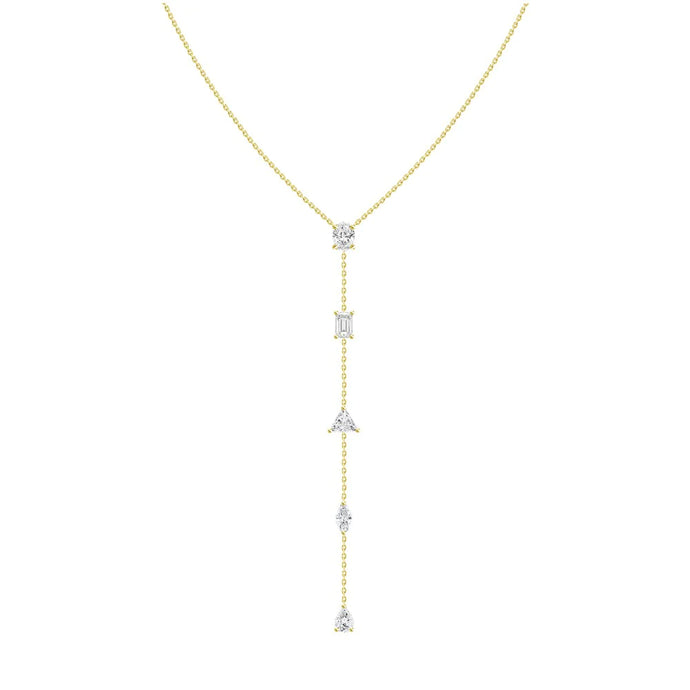 Alessandra Diamond Lariat Necklace
