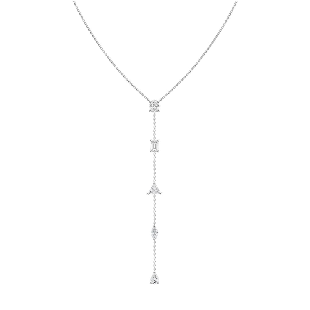 Alessandra Diamond Lariat Necklace