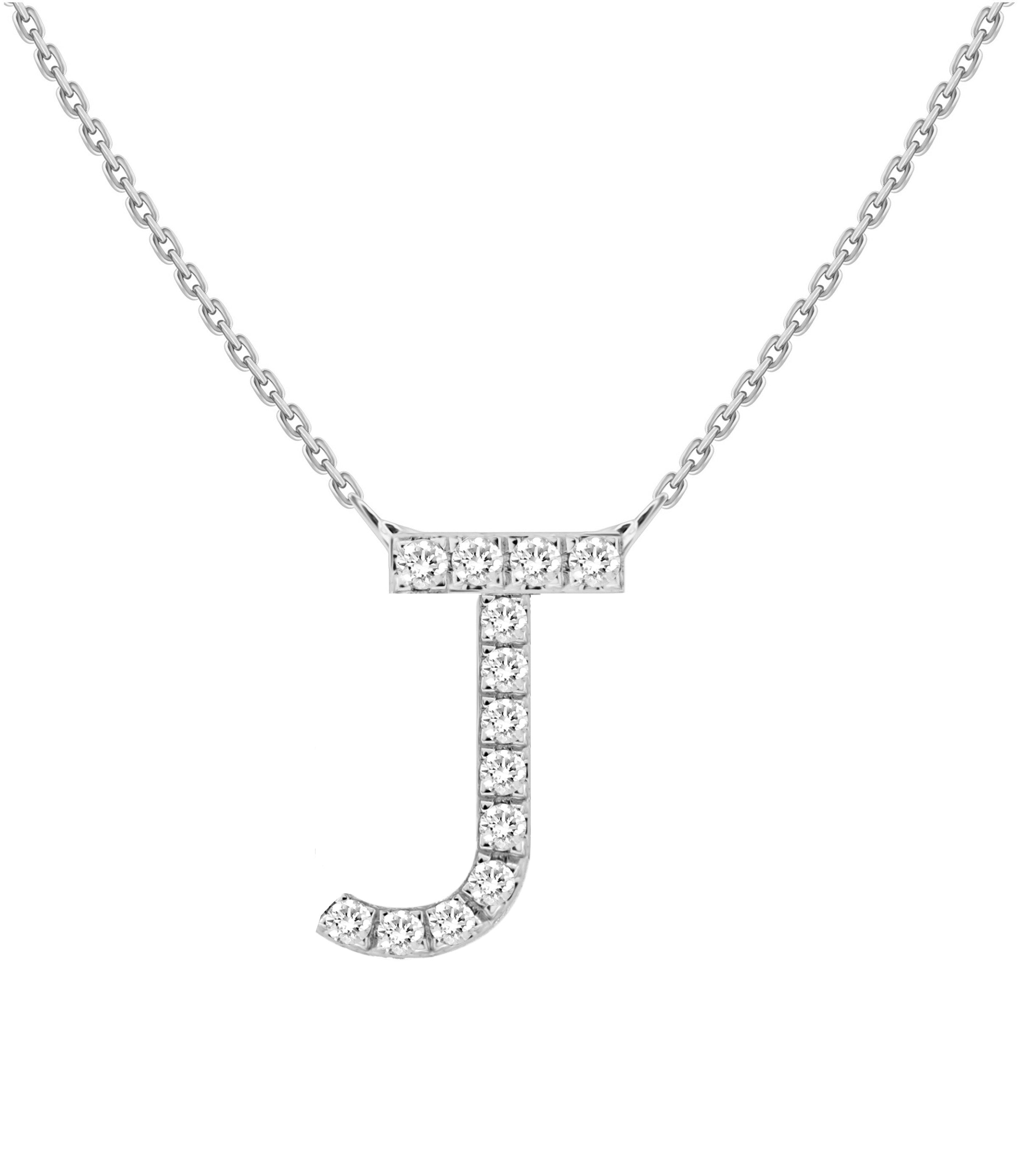 Alphabet Diamond Necklace