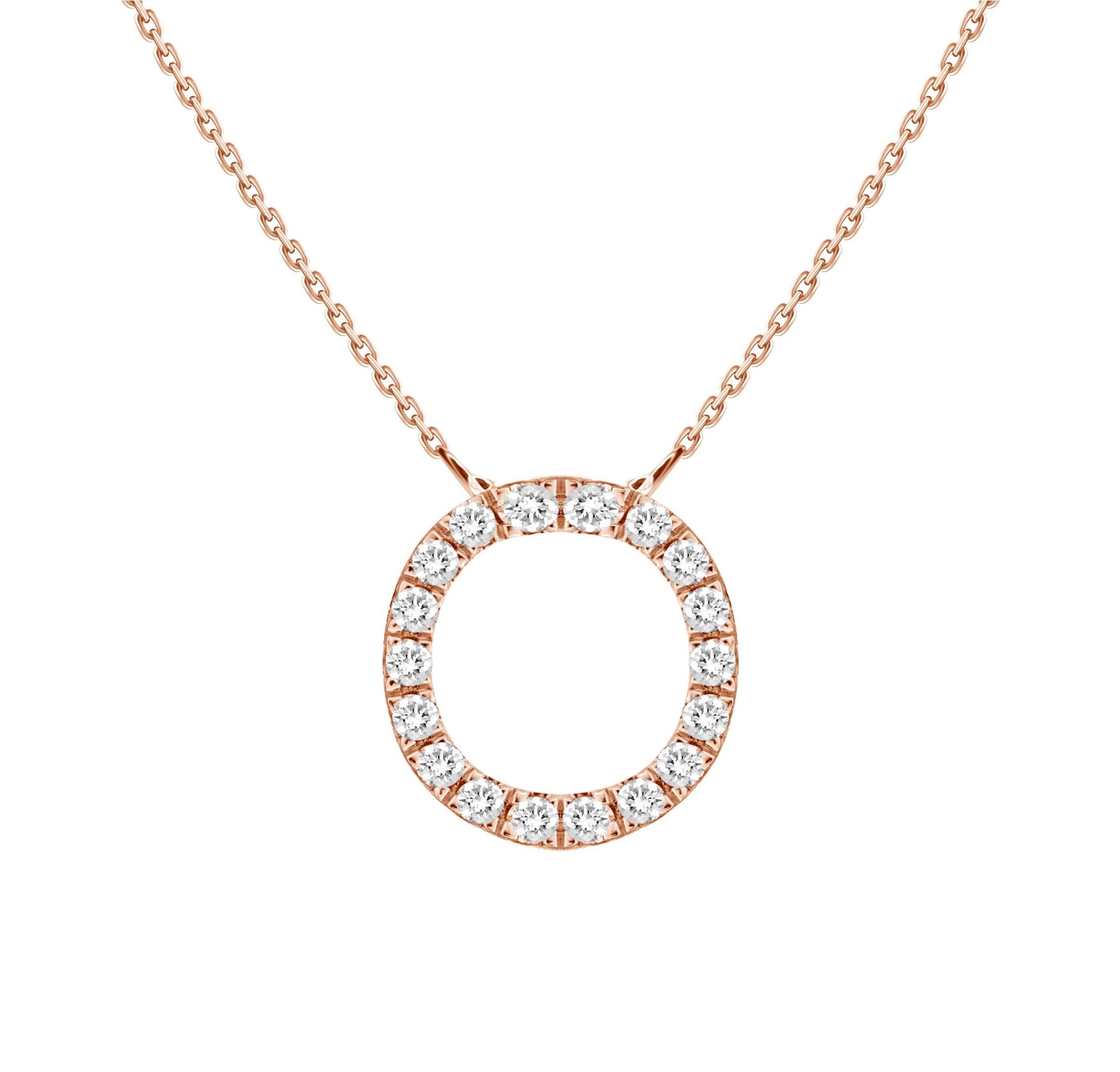 Alphabet Diamond Necklace