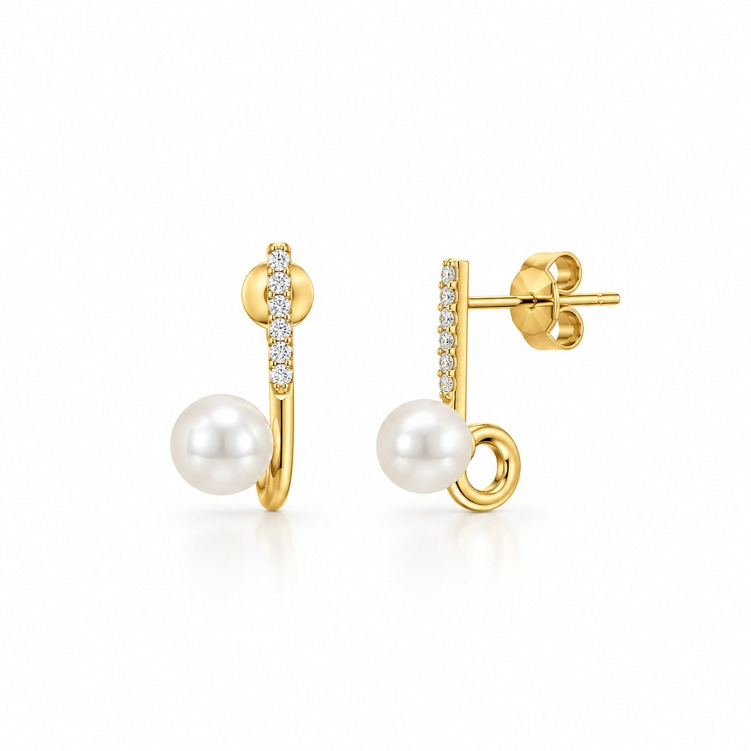 Delphine Pearl Earrings